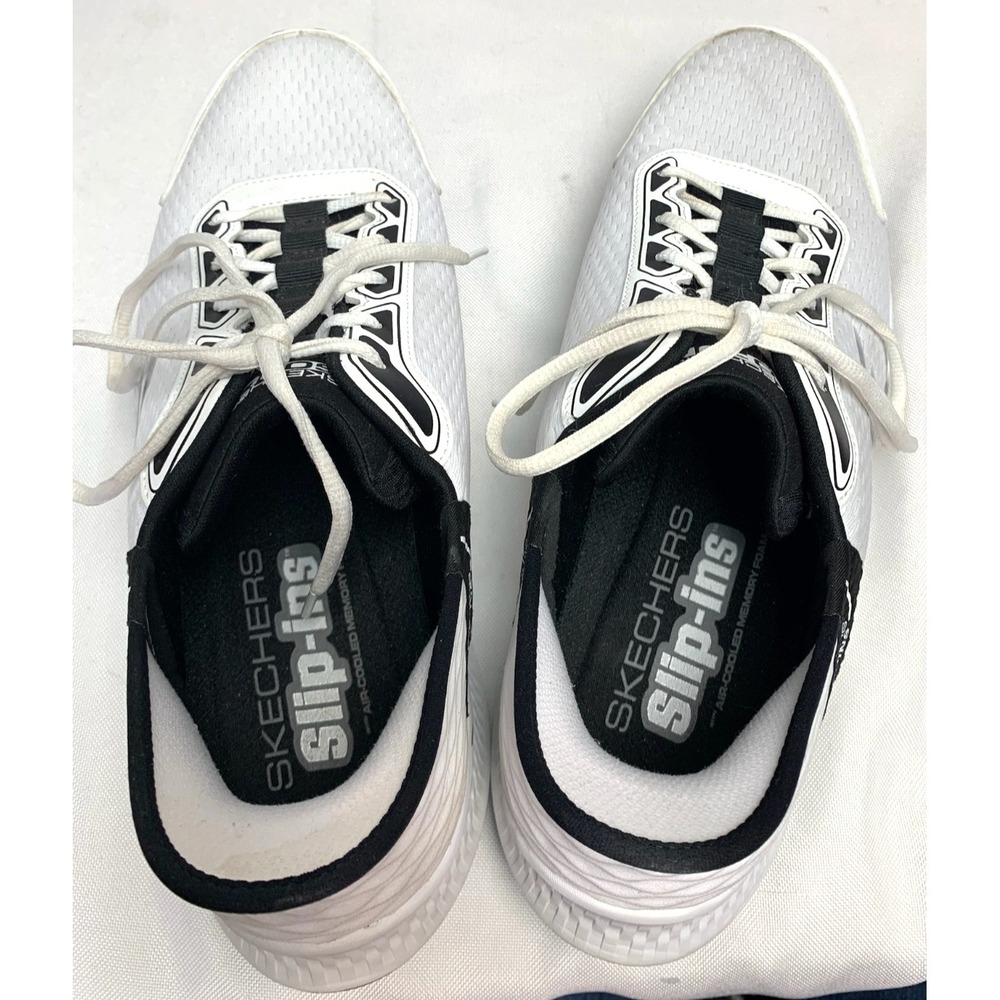 Mens Skechers Hands Free Slip-ins GO RUN Consistent 2.0 Sneakers Shoes White 13 - Picture 6 of 13